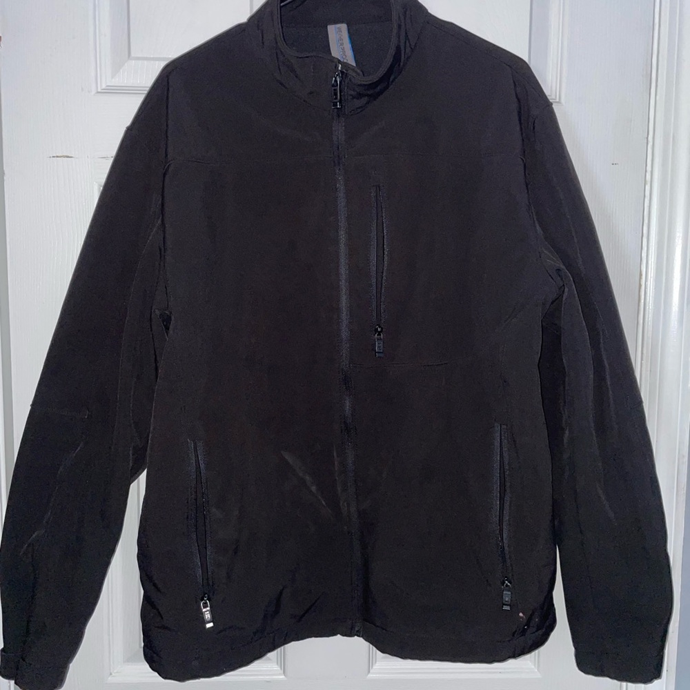 Weatherproof Men's Black Windbreaker Jacket